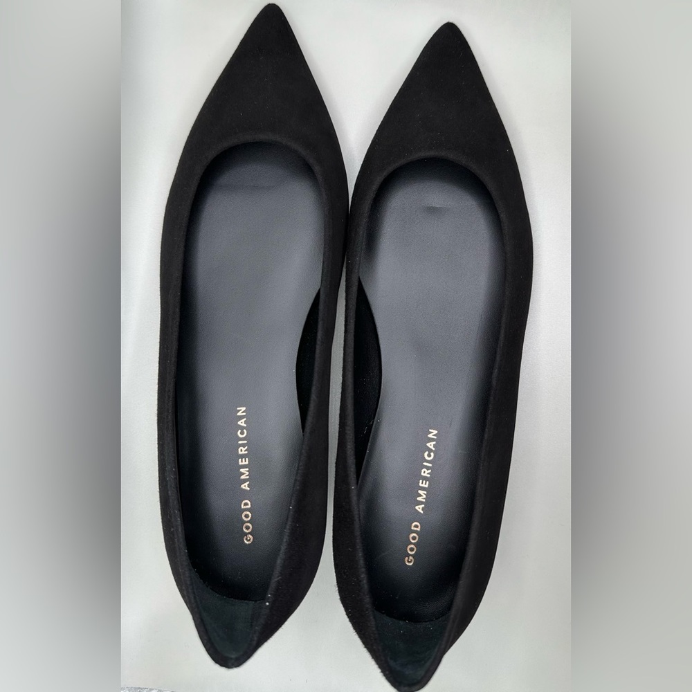 Good American Black Flats